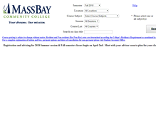 Tablet Screenshot of mbccweb.massbay.edu